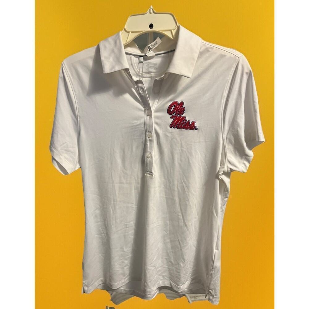 NWT Under Armour HeatGear Women's Polo Shirt Old Miss Size Medium A113